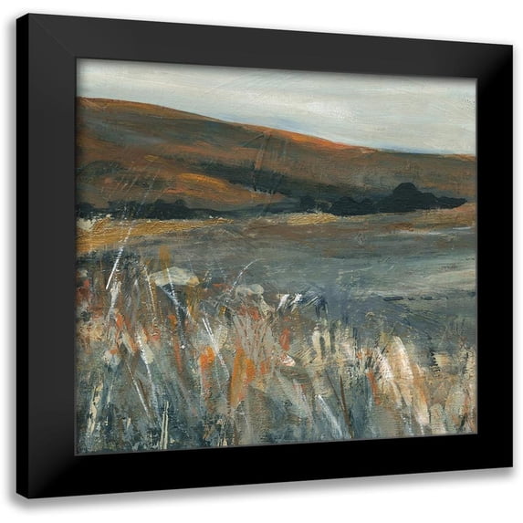 Robinson, Carol 12x12 Black Modern Framed Museum Art Print Titled - Copper Dusk I
