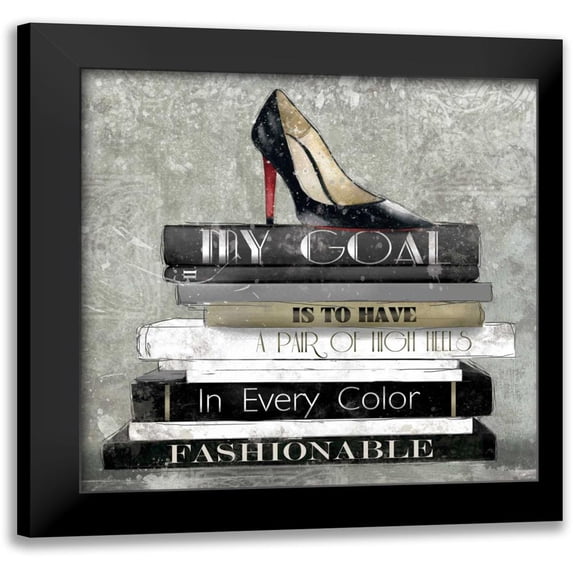Robinson, Carol 12x12 Black Modern Framed Museum Art Print Titled - Every Color