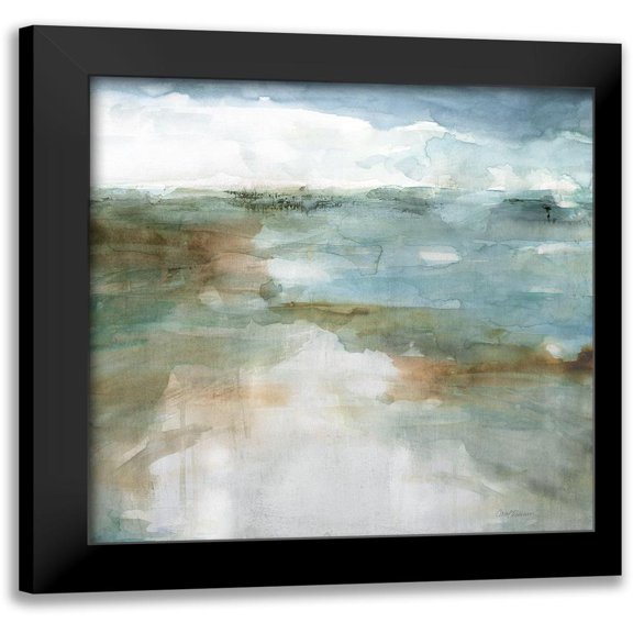 Robinson, Carol 12x12 Black Modern Framed Museum Art Print Titled - Lights Echo II