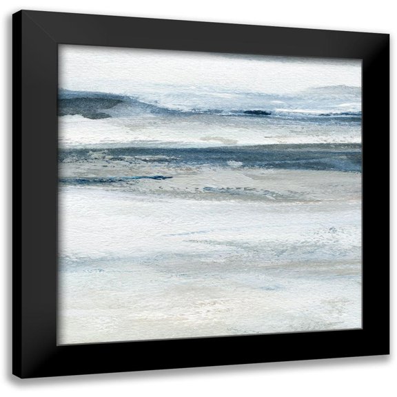 Robinson, Carol 12x12 Black Modern Framed Museum Art Print Titled - Ocean Currents II