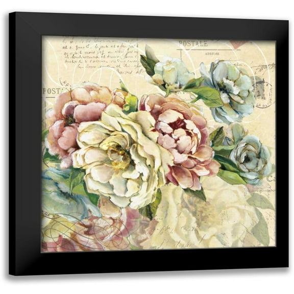 Robinson, Carol 12x12 Black Modern Framed Museum Art Print Titled - Scented Letter II
