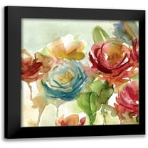 Robinson, Carol 12x12 Black Modern Framed Museum Art Print Titled - Secret Garden I