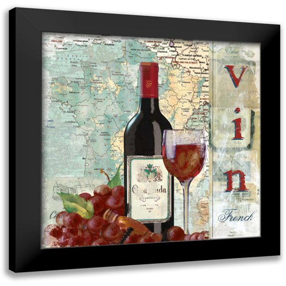 Robinson, Carol 12x12 Black Modern Framed Museum Art Print Titled - Vin