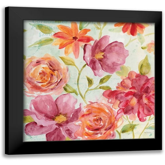 Robinson, Carol 12x12 Black Modern Framed Museum Art Print Titled - Warm Afternoon II