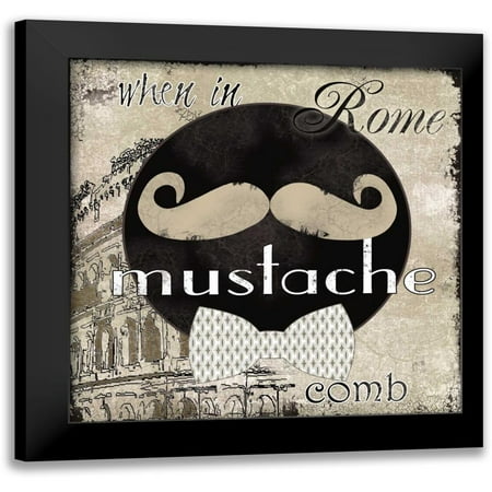 Robinson, Carol 12x12 Black Modern Framed Museum Art Print Titled - When In Rome