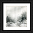 thumbnail image 1 of Robinson, Carol 12x12 Black Ornate Wood Framed with Double Matting Museum Art Print Titled - Dusk On The, 1 of 4