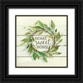 thumbnail image 1 of Robinson, Carol 12x12 Black Ornate Wood Framed with Double Matting Museum Art Print Titled - Home Sweet Home, 1 of 4