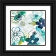 thumbnail image 1 of Robinson, Carol 12x12 Black Ornate Wood Framed with Double Matting Museum Art Print Titled - Layers of Summer, 1 of 4
