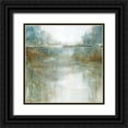 thumbnail image 1 of Robinson, Carol 12x12 Black Ornate Wood Framed with Double Matting Museum Art Print Titled - Lights Echo I, 1 of 4