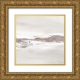 thumbnail image 1 of Robinson, Carol 12x12 Gold Ornate Wood Framed with Double Matting Museum Art Print Titled - Blushing Breakers, 1 of 4