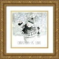 thumbnail image 1 of Robinson, Carol 12x12 Gold Ornate Wood Framed with Double Matting Museum Art Print Titled - Christmas Is, 1 of 4