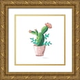 thumbnail image 1 of Robinson, Carol 12x12 Gold Ornate Wood Framed with Double Matting Museum Art Print Titled - Cute Cactus I, 1 of 4