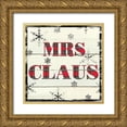 thumbnail image 1 of Robinson, Carol 12x12 Gold Ornate Wood Framed with Double Matting Museum Art Print Titled - Mrs. Claus, 1 of 4