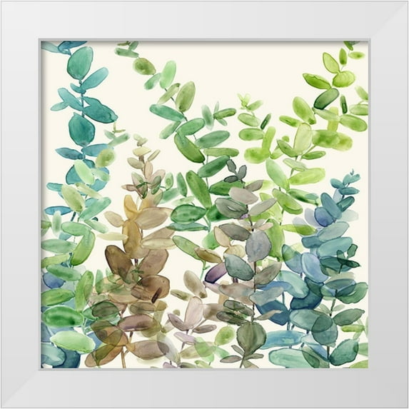 Robinson, Carol 12x12 White Modern Wood Framed Museum Art Print Titled - Eucalyptus Grove