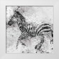 thumbnail image 1 of Robinson, Carol 12x12 White Modern Wood Framed Museum Art Print Titled - Zebra II, 1 of 4