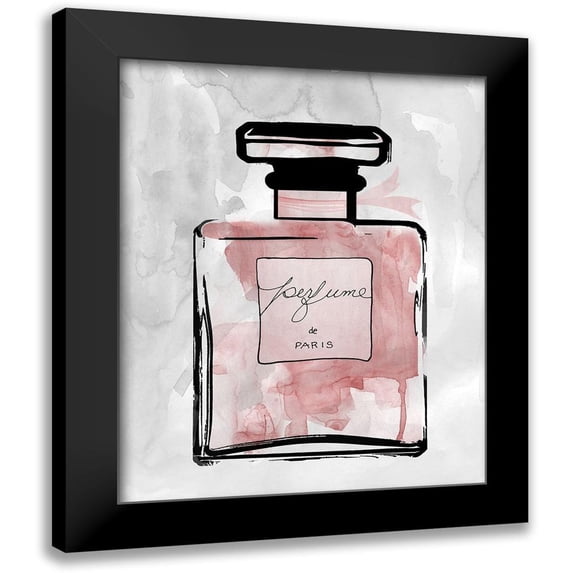 Robinson, Carol 12x14 Black Modern Framed Museum Art Print Titled - Blush Wash Perfume