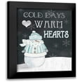 thumbnail image 1 of Robinson, Carol 12x14 Black Modern Framed Museum Art Print Titled - Cold Days Warm, 1 of 5