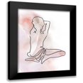thumbnail image 1 of Robinson, Carol 12x14 Black Modern Framed Museum Art Print Titled - Figure Sketch I, 1 of 5