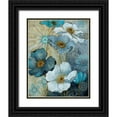 thumbnail image 1 of Robinson, Carol 12x14 Black Ornate Wood Framed with Double Matting Museum Art Print Titled - Blue Denim Garden I, 1 of 4