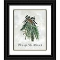 thumbnail image 1 of Robinson, Carol 12x14 Black Ornate Wood Framed with Double Matting Museum Art Print Titled - Sprig of Christmas Time, 1 of 4