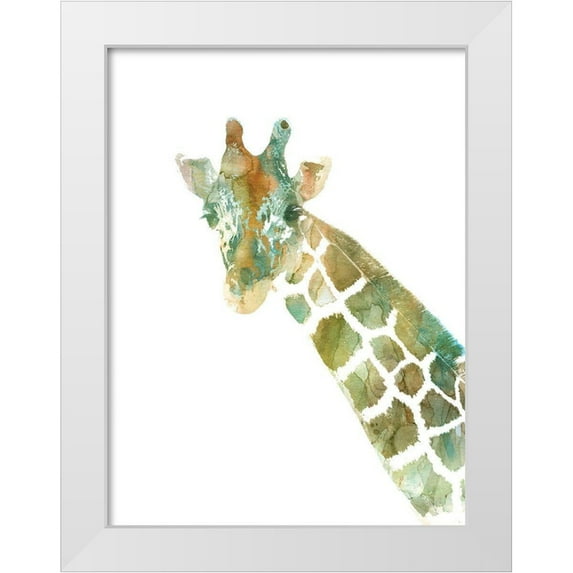 Robinson, Carol 12x14 White Modern Wood Framed Museum Art Print Titled - African Colors