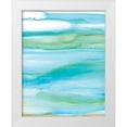 thumbnail image 1 of Robinson, Carol 12x14 White Modern Wood Framed Museum Art Print Titled - Coastal Abstract I, 1 of 4
