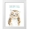 thumbnail image 1 of Robinson, Carol 12x14 White Modern Wood Framed Museum Art Print Titled - Dream Big Owl, 1 of 4