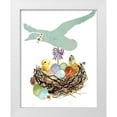 thumbnail image 1 of Robinson, Carol 12x14 White Modern Wood Framed Museum Art Print Titled - Flying Goose, 1 of 4