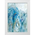 thumbnail image 1 of Robinson, Carol 13x18 White Modern Wood Framed Museum Art Print Titled - Abstract Lapis, 1 of 4