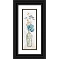 thumbnail image 1 of Robinson, Carol 13x32 Black Ornate Wood Framed with Double Matting Museum Art Print Titled - Simply Blue I, 1 of 4