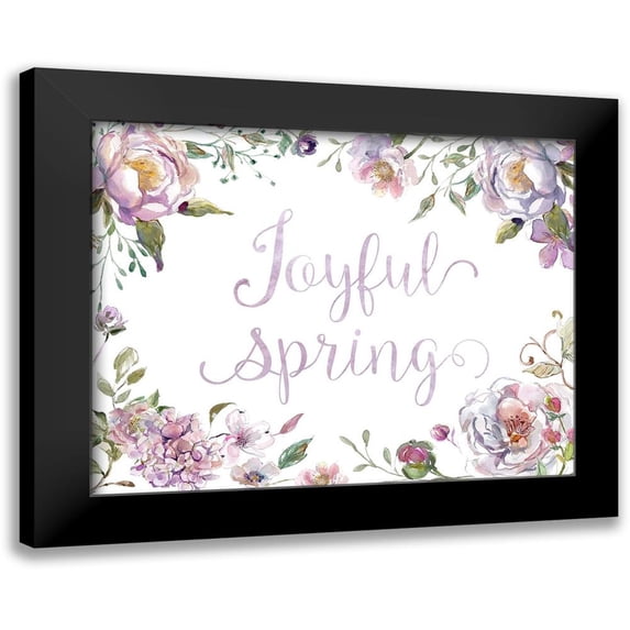 Robinson, Carol 14x12 Black Modern Framed Museum Art Print Titled - Joyful Spring