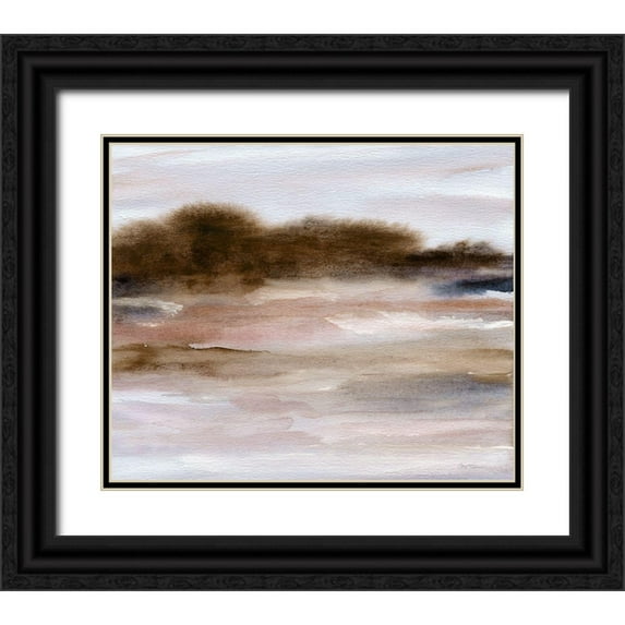 Robinson, Carol 14x12 Black Ornate Wood Framed with Double Matting Museum Art Print Titled - Autumnal Bay