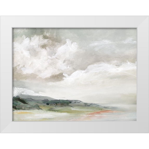 Robinson, Carol 14x12 White Modern Wood Framed Museum Art Print Titled - Abstract Earth