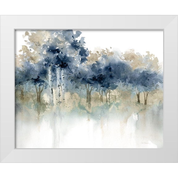 Robinson, Carol 14x12 White Modern Wood Framed Museum Art Print Titled - Waters Edge I