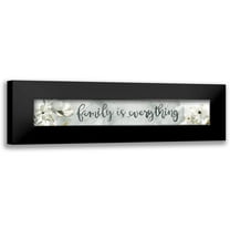 Robinson, Carol 14x6 Black Modern Framed Museum Art Print Titled - Family Is