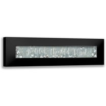 Robinson, Carol 14x6 Black Modern Framed Museum Art Print Titled - Grateful