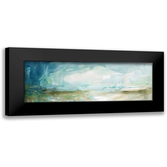Robinson, Carol 14x7 Black Modern Framed Museum Art Print Titled - Spring Reflection I