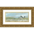 thumbnail image 1 of Robinson, Carol 14x8 Gold Ornate Wood Framed with Double Matting Museum Art Print Titled - Cotton Fields, 1 of 4