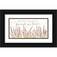 thumbnail image 1 of Robinson, Carol 14x9 Black Ornate Wood Framed with Double Matting Museum Art Print Titled - Grow in Love, 1 of 4