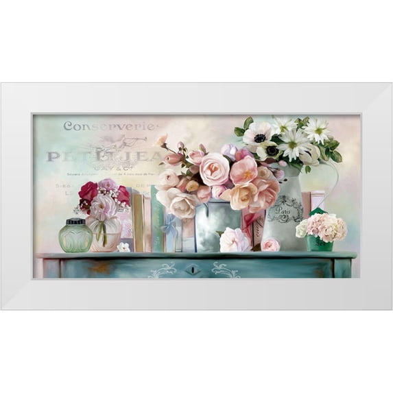 Robinson, Carol 14x9 White Modern Wood Framed Museum Art Print Titled - Paris Petit