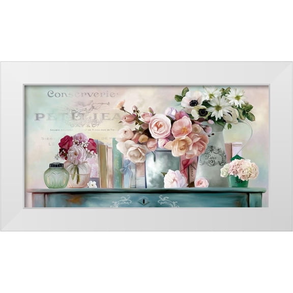 Robinson, Carol 14x9 White Modern Wood Framed Museum Art Print Titled - Paris Petit