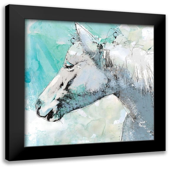 Robinson, Carol 15x15 Black Modern Framed Museum Art Print Titled - Happy Trails