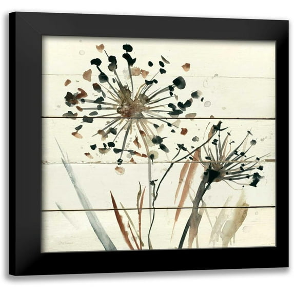 Robinson, Carol 15x15 Black Modern Framed Museum Art Print Titled - Natures Lace II