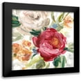 thumbnail image 1 of Robinson, Carol 15x15 Black Modern Framed Museum Art Print Titled - Playful Peonies I, 1 of 5
