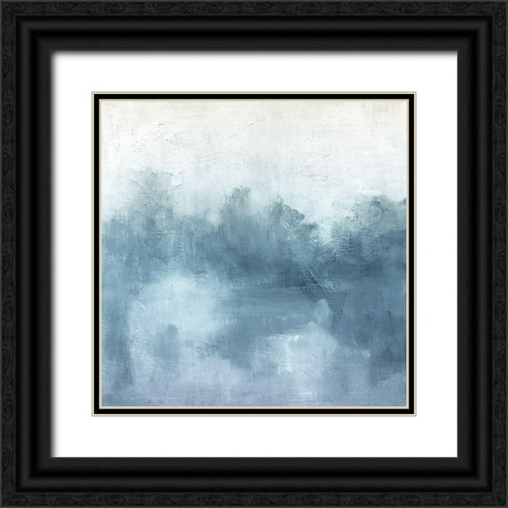 Robinson, Carol 15x15 Black Ornate Wood Framed with Double Matting Museum Art Print Titled - Soft Breezy Series