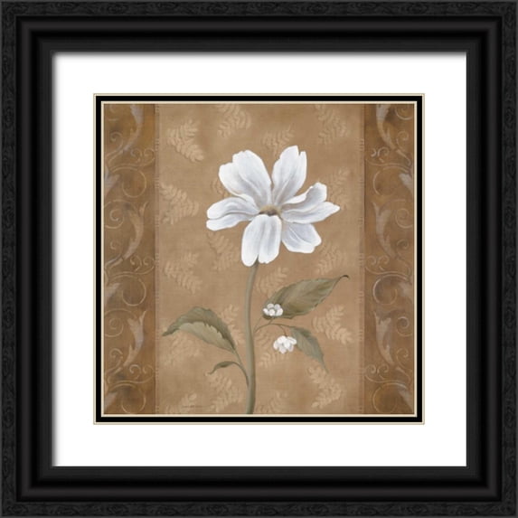 Robinson, Carol 15x15 Black Ornate Wood Framed with Double Matting Museum Art Print Titled - Spring Ahead I
