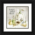 thumbnail image 1 of Robinson, Carol 15x15 Black Ornate Wood Framed with Double Matting Museum Art Print Titled - Thankful Grateful, 1 of 4