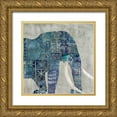 thumbnail image 1 of Robinson, Carol 15x15 Gold Ornate Wood Framed with Double Matting Museum Art Print Titled - Botswana Patterns, 1 of 4