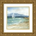 thumbnail image 1 of Robinson, Carol 15x15 Gold Ornate Wood Framed with Double Matting Museum Art Print Titled - Come Sail away, 1 of 4