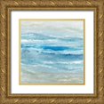 thumbnail image 1 of Robinson, Carol 15x15 Gold Ornate Wood Framed with Double Matting Museum Art Print Titled - Ocean Tempest, 1 of 4